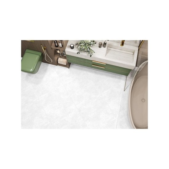 Керамогранит Alma Ceramica Beton Pro белый 600х600х9 мм (5 шт.=1,8 кв.м)