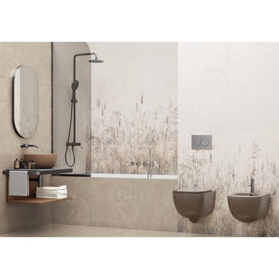 Керамогранит Alma Ceramica Flora бежевый 1200х600х8,5 мм (2 шт.=1,44 кв.м)