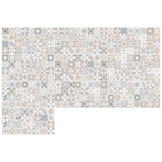 Керамогранит Alma Ceramica Beton Pro многоцветный 1200х600х8,5 мм (2 шт.=1,44 кв.м)