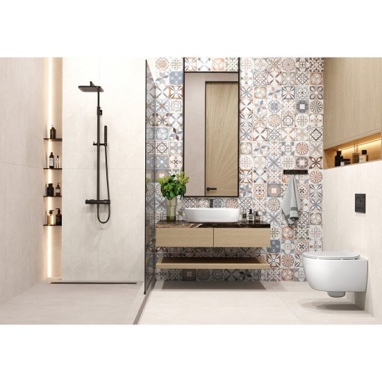 Керамогранит Alma Ceramica Beton Pro многоцветный 1200х600х8,5 мм (2 шт.=1,44 кв.м)