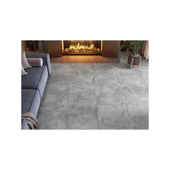 Керамогранит Alma Ceramica Totem серый 600х600х9 мм (5 шт.=1,8 кв.м)