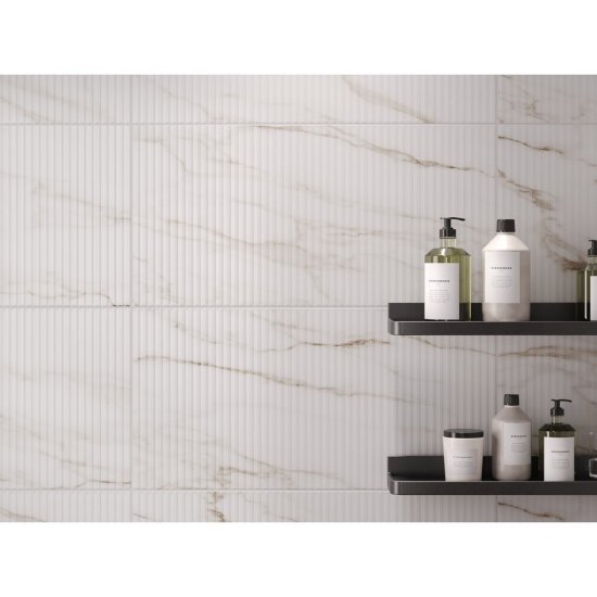 Плитка облицовочная Gracia Ceramica Бруно белая 600x300x9 мм (8 шт.=1,44 кв.м)