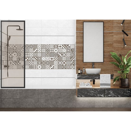 Плитка облицовочная Alma Ceramica Boho коричневая 500x249x8 мм (9 шт.=1,121 кв.м)