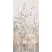 Керамогранит Alma Ceramica Flora коричневый декор 1200х600х8,5 мм (2 шт.= 1,44 кв.м)