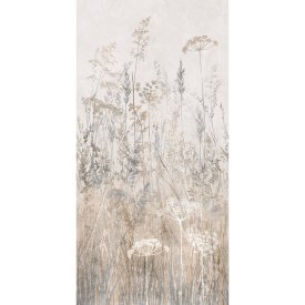 Керамогранит Alma Ceramica Flora коричневый декор 1200х600х8,5 мм (2 шт.= 1,44 кв.м)