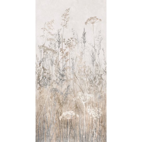 Керамогранит Alma Ceramica Flora коричневый декор 1200х600х8,5 мм (2 шт.= 1,44 кв.м)
