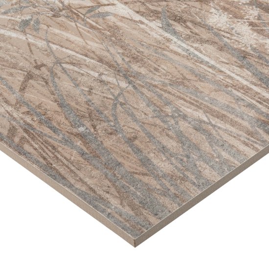 Керамогранит Alma Ceramica Флора коричневый декор 1200х600х8,5 мм (2 шт.=1,44 кв.м)