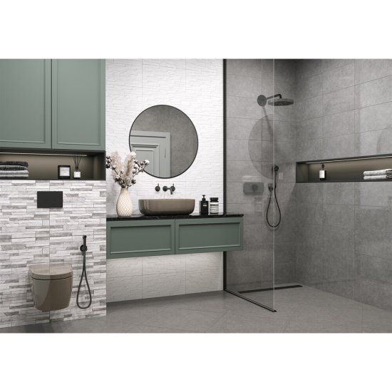 Плитка облицовочная Alma Ceramica Discover белый камень 500x249x8 мм (9 шт.=1,121 кв.м)