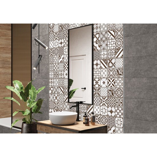 Плитка облицовочная Alma Ceramica Boho многоцветная 500x249x8 мм (9 шт.=1,121 кв.м)