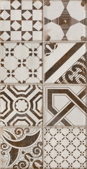 Плитка облицовочная Alma Ceramica Boho многоцветная 500x249x8 мм (11 шт.=1,37 кв.м)