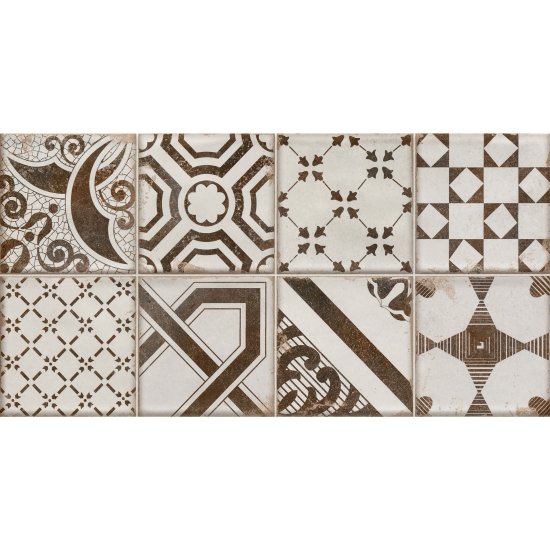 Плитка облицовочная Alma Ceramica Boho многоцветная 500x249x8 мм (11 шт.=1,37 кв.м)