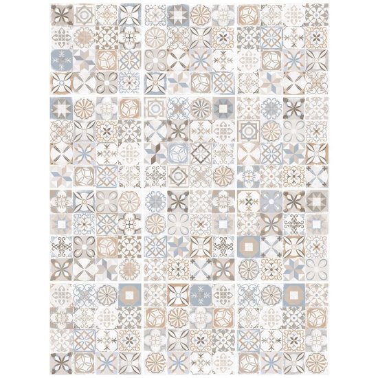 Керамогранит Alma Ceramica Beton Pro многоцветный 600х600х9 мм (5 шт.=1,8 кв.м)