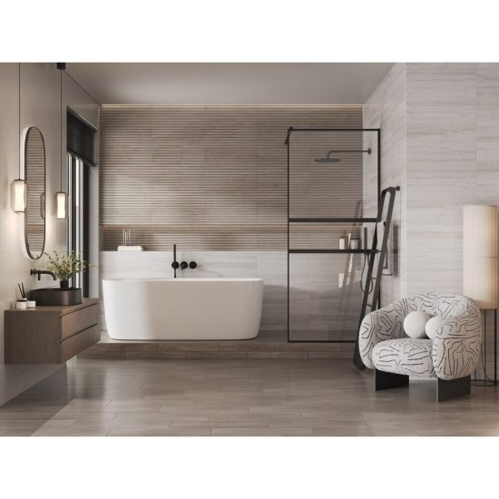 Плитка облицовочная Gracia Ceramica Линеа бежевый верх 01 600x300x9 мм (8 шт.=1,44 кв.м)