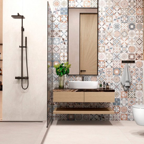 Керамогранит Alma Ceramica Beton Pro бежевый 1200х600х8,5 мм (2 шт.=1,44 кв.м)