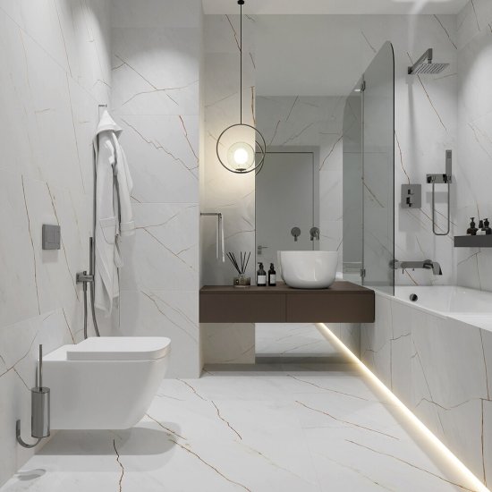 Керамогранит Idalgo Граните Сиена белый 1200x600x10 мм (3 шт.=2,16 кв.м)