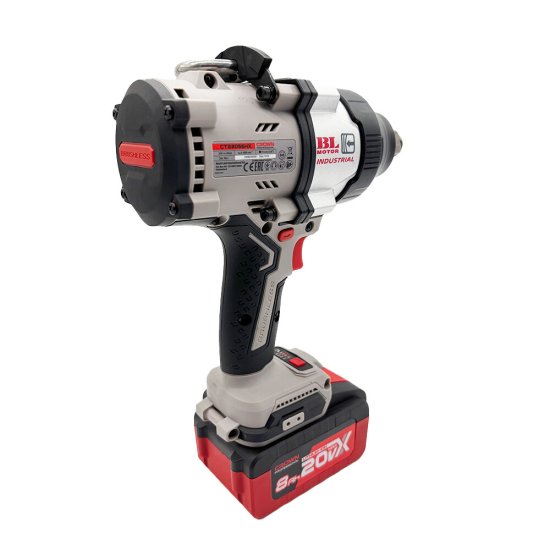 Гайковерт ударный аккумуляторный бесщеточный Crown CT22056HX-8SC4 BMC 20 В 8 Ач Li-Ion 1 АКБ и ЗУ
