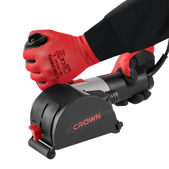 Шлифмашина щеточная электрическая Crown CT13551-110RSV 1400 Вт d110 мм