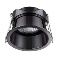 Светильник встраиваемый NOVOTECH Butt 370449 1хGU10х50Вт жемчужный черный