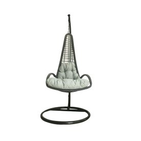 Кресло садовое подвесное сталь/ротанг 80х195х79см