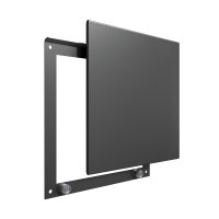 Люк открытого типа на магнитах Хаммер Стикер сталь цвет черный 40x40 см