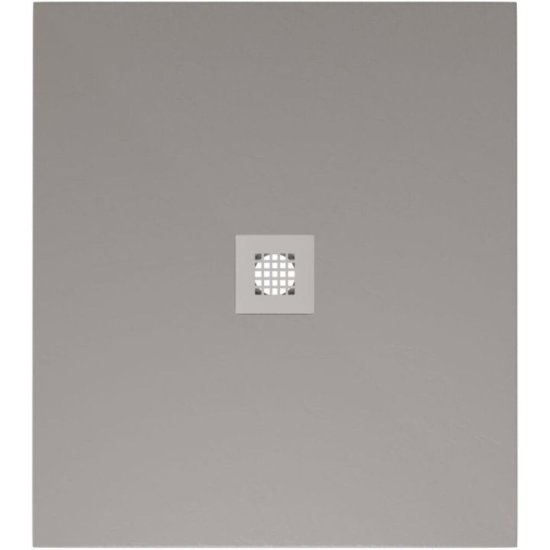 Поддон Allen Brau Priority литьевой мрамор 90х80х3 см прямоугольник серый низкий (8.31001-PGM)