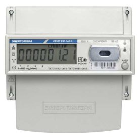 Счетчик электроэнергии трехфазный двухтарифный CE307 R33 (5-60А)145.ОA.N RS485