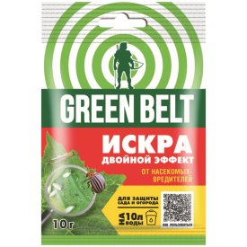 Инсектицид ГРИН БЭЛТ Искра Двойной эффект широкого спектра действия 10г
