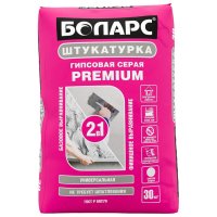 Штукатурка гипсовая серая БОЛАРС Премиум 30 кг
