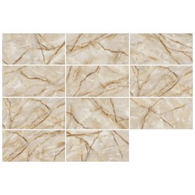 Керамогранит LCM Onyx Royal Latte 60х120 бежевый полированный
