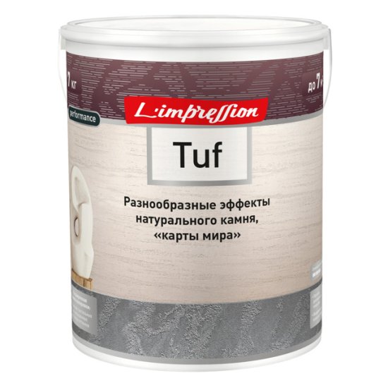 Покрытие декоративное LIMPRESSION Tuf с эффектом натурального камня  7кг, арт. 150-371