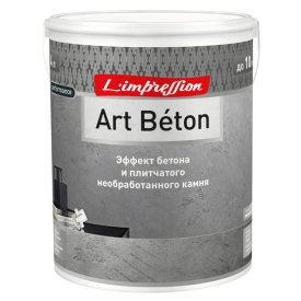 Покрытие декоративное структурное LIMPRESSION Art Beton с эффектом бетона 4л, арт. 150-349