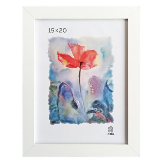 Фоторамка Зебра 150х200мм МДФ белый