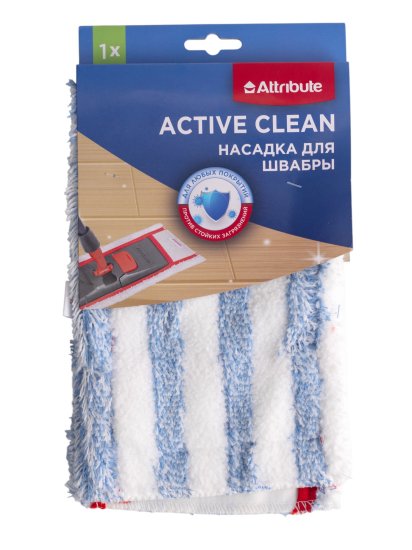 Насадка на швабру Attribute Active Clean полиэстер 46x15 см
