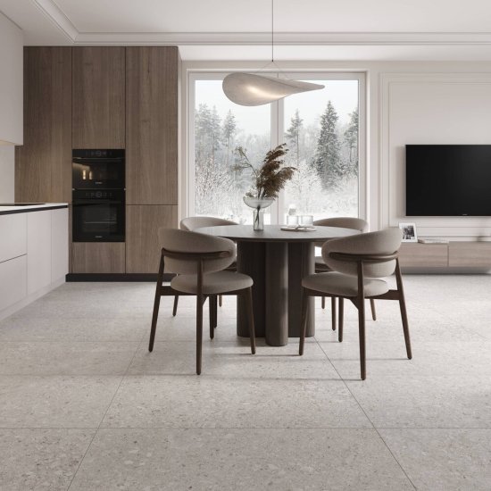 Керамогранит LB Ceramics Иней серый 1200х600х8 мм (2 шт.=1,44 кв.м)