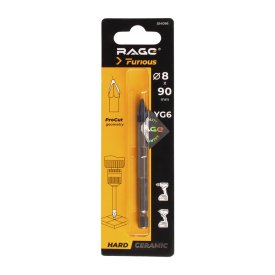 Сверло по керамограниту Rage Furious Hard Ceramic HEX 8х90 мм (554098)