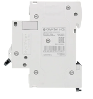 Автоматический выключатель Systeme Electric City9 set ав с, 25 А, 1 Р, 4.5 kА, 230 В C9F34125