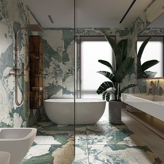 Керамогранит GlobalTile Esmeralda зеленый 1200x600x9,2 мм (2 шт.=1,44 кв.м)