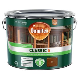 Средство деревозащитное OMNITEX Classic S 9л тик арт.50037225