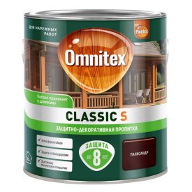 Средство деревозащитное OMNITEX Classic S 2,5л палисандр арт.50037215