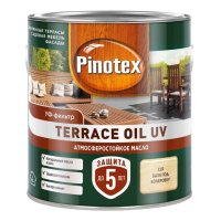 Масло для террас PINOTEX Terrace Oil UV база CLR 2,5л бесцветное, арт.50035042