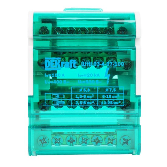 Кросс-модуль DEKRAFT IP20 100А