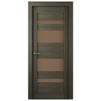 Полотно дверное BELWOODDOORS Мирелла Анкор стекло мателюкс бронза 200х60см экошпон