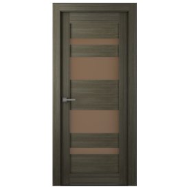 Полотно дверное BELWOODDOORS Мирелла Анкор стекло мателюкс бронза 200х60см экошпон