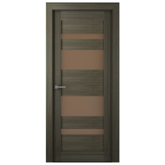Полотно дверное BELWOODDOORS Мирелла Анкор стекло мателюкс бронза 200х70см экошпон