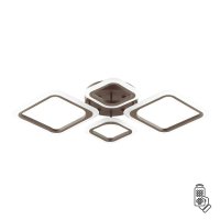 Люстра LUMION Ledio Kami 4521/72CL LEDx72Вт коричневая + белая