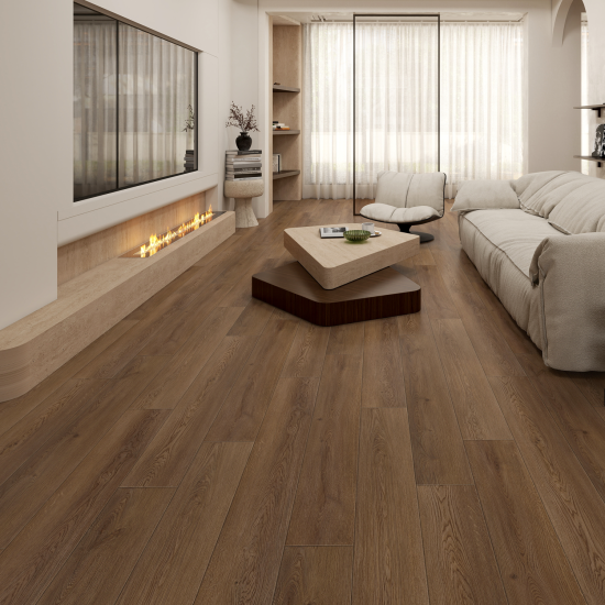 SPC плитка Дуб Бильбао класс 42 толщина 4 мм 4 фаски 2.196 м²