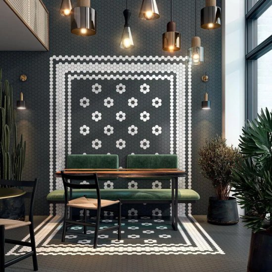 Керамогранит Kerama Marazzi Агуста белый 240х240х7 мм (23 шт.=1,09 кв.м)