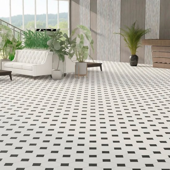 Керамогранит Kerama Marazzi Агуста черный 98х98х7 мм (96 шт.=0,922 кв.м)