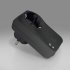 Умная розетка Elektrostandard Minimir Home (a054336) черная матовая с заземлением