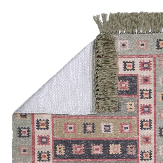 Коврик грязезащитный KREAFORTA Cauvery 60x120 см полиэстер цвет зеленый